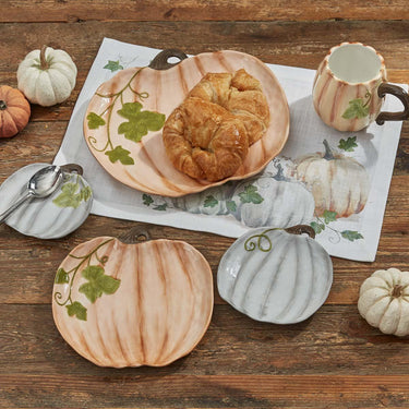 Watercolor Pumpkin Salad Plates - Set of 4 Park Designs - The Fox Decor